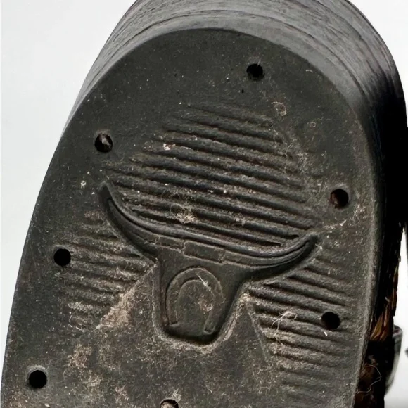 Snakeskin Cowboy Leather Boots Women’s 7-7.5US Vintage - Picture 10 of 10